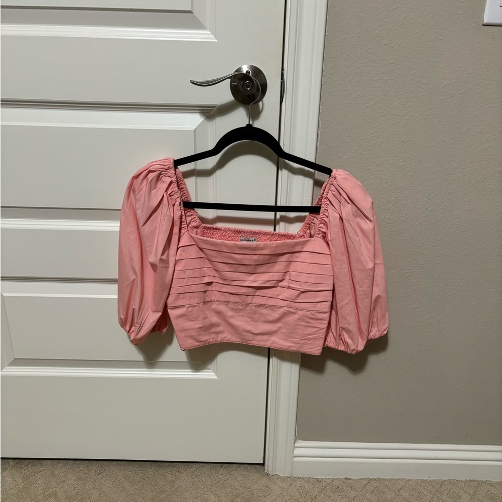 Abercrombie & Fitch Puff Sleeve Top